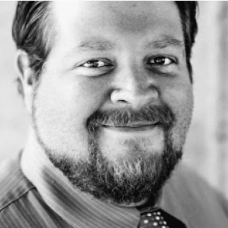 Tim George, founder and lead drone operator of Clear Edge Exteriors